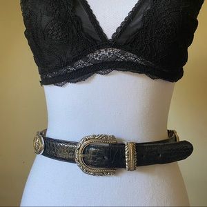 Brighton Accessories Women's Concho Belt Size L